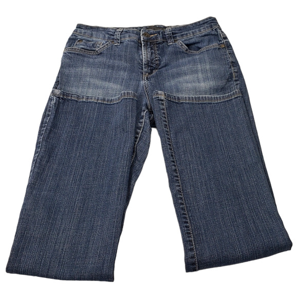 NINE WEST JEANS Women's Light Blue Wash West End Mid-Rise Bootcut Jeans Size 8 - Picture 9 of 10